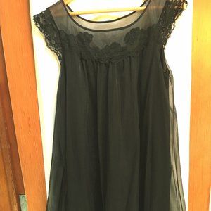 VINTAGE BABY DOLL LACE GOTH PIN UP TEDDY